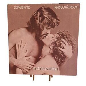 A Star Is Born (1976) Soundtrack LP - GOLD STAMP PROMO - Barbra Streisand - VG+/